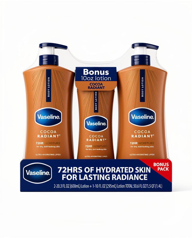 TRIPACK CREMAS CACAO - VASELINE