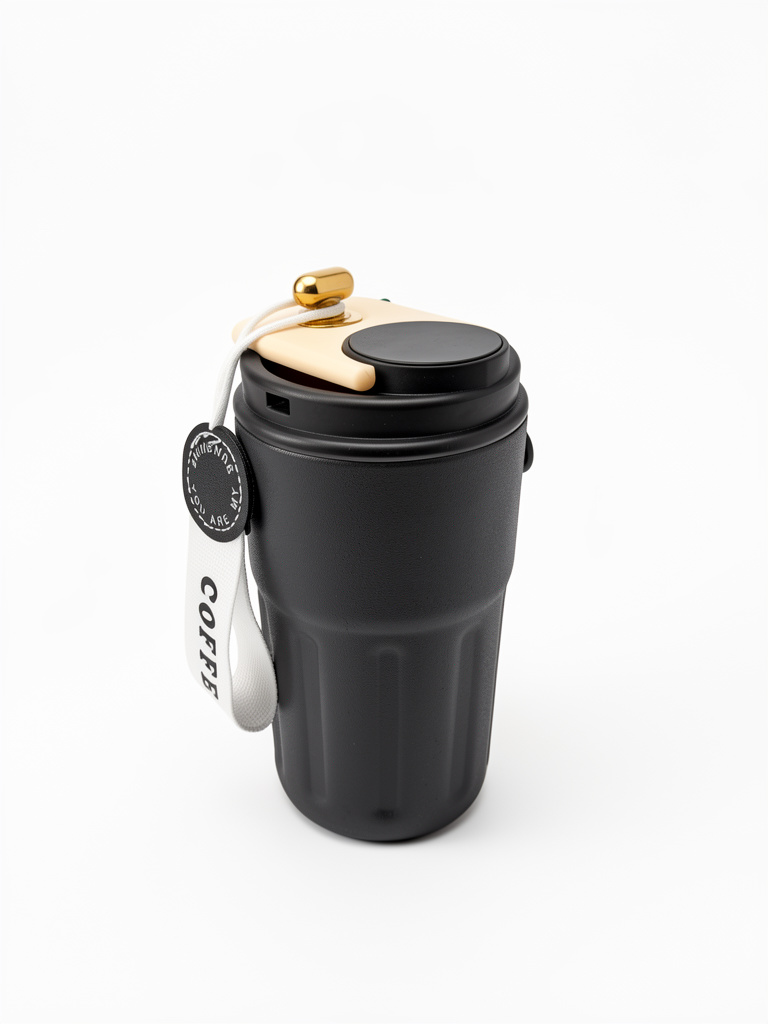 Copo térmico coffee preto/preto