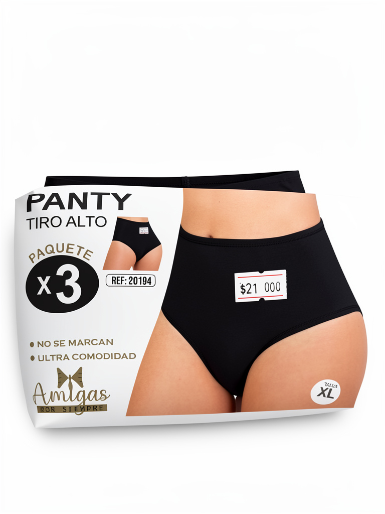 Panty tiro alto