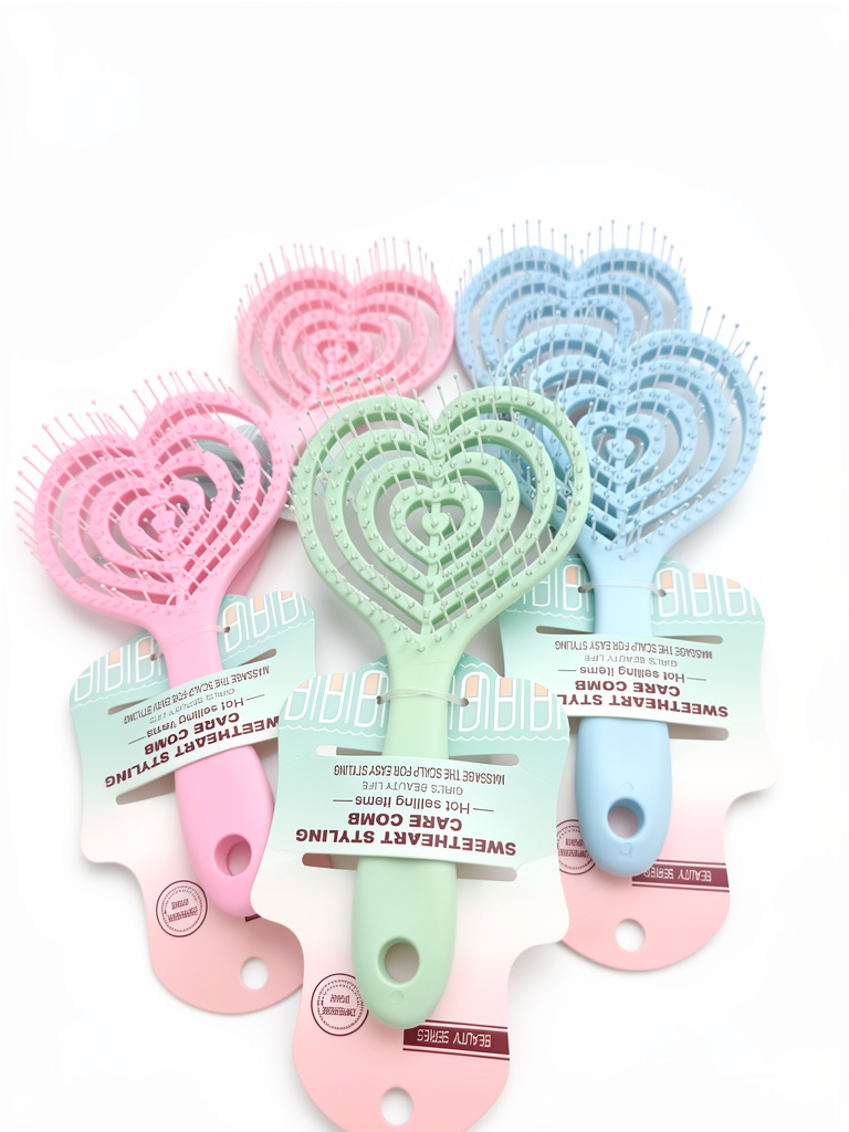 Cepillo para cabello pastel