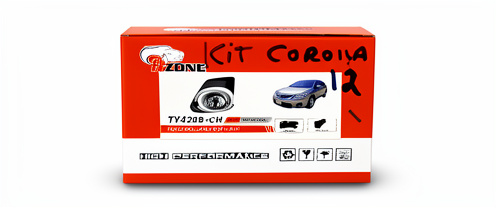 Kit Neblinero corolla 12 cromado