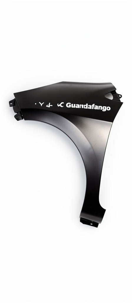 Guardafango Yaris 23 derecho negro sin hueco