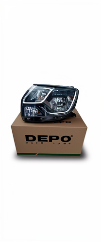Duster negro derecho oroch 15 18 delantero faro