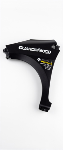 Guardafango versa 12 izquierdo negro