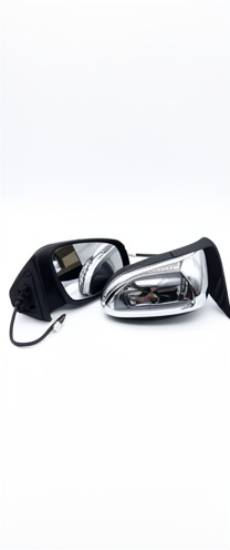 Espejo Revo 7 cables derecho cromado led