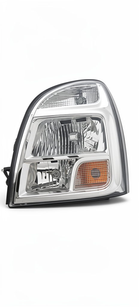H100 19 cromo derecho delantero faro