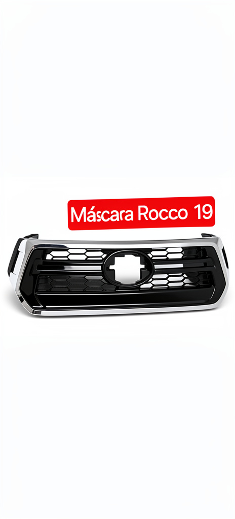 Máscara Rocco 19 cromado