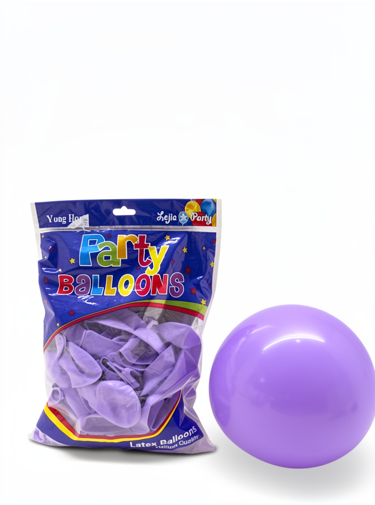 Paquete de globos morados #9, 100 PCS