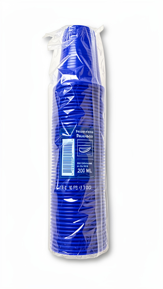 Paquete de vaso color azul royal, 50 PCS, 200 ML