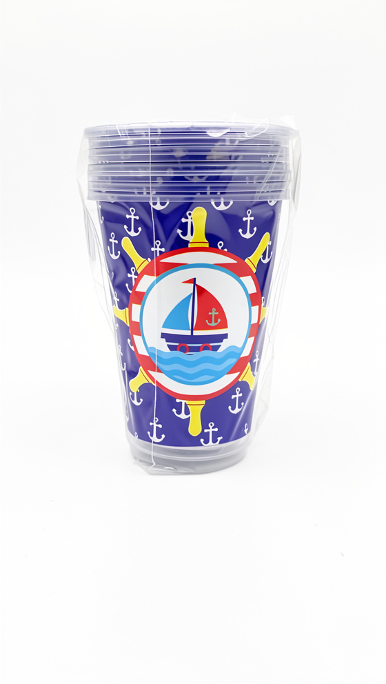 Paquete de vasos Marinero, 10 oz, paquete 10 PCS