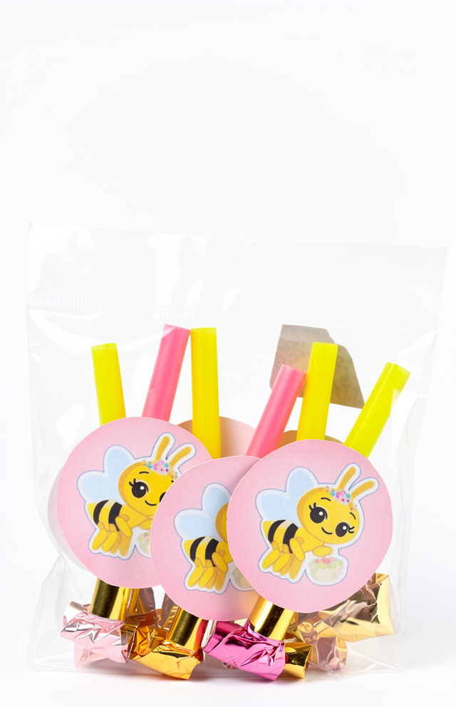 Pitos Espanta suegra Abejita chiquitita, 6 pcs