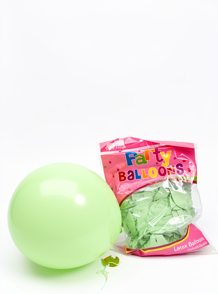 Paquete de globos #9 color verde claro, 100 PCS