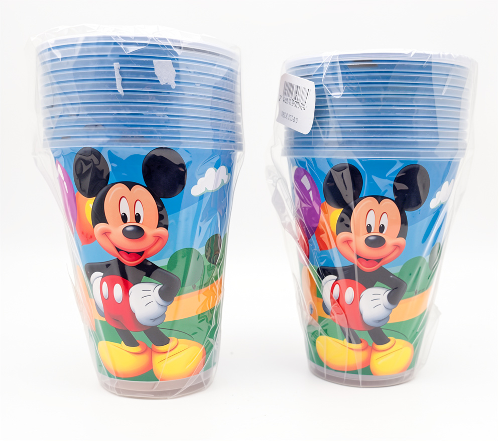 Paquete de vasos Mickey Mousse 10 oz, 10 PCS