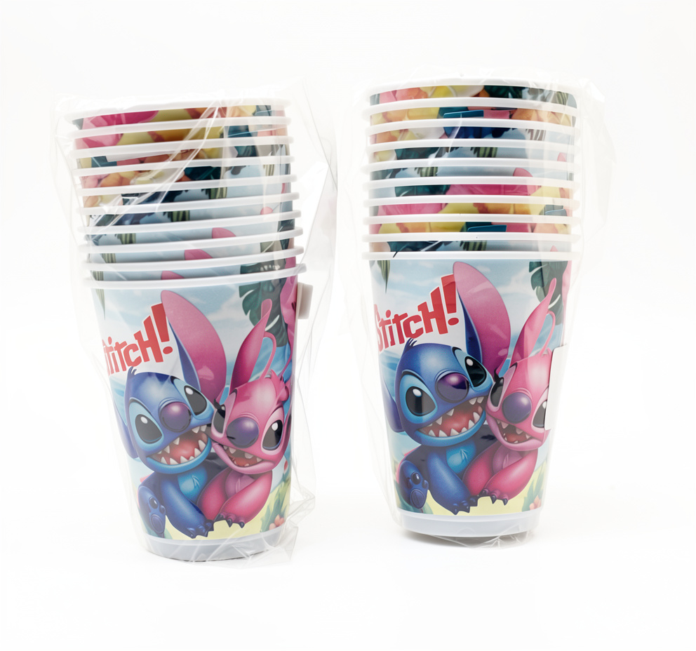 Paquete de vasos Stitch 7 oz, 10 PCS