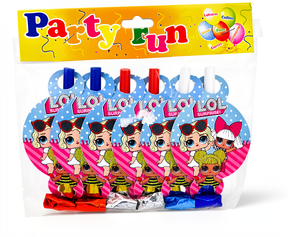 Pitos Espanta suegra de LOL, 6 pcs