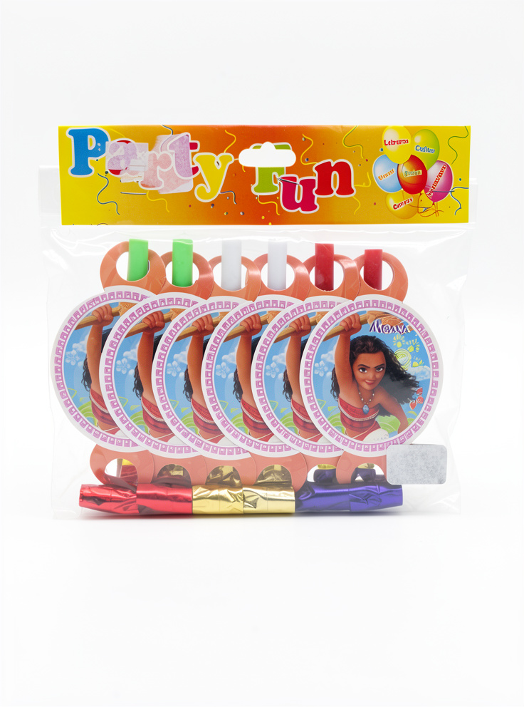 Pitos Espanta suegra de Moana, 6 pcs