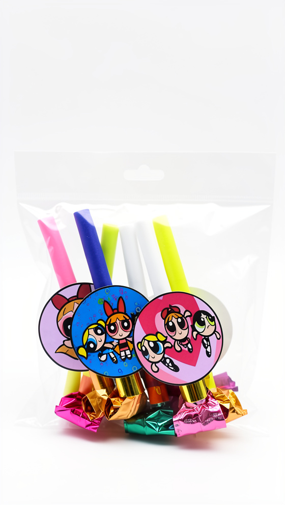 Pitos Espanta suegra chicas super poderosas, 6 pcs