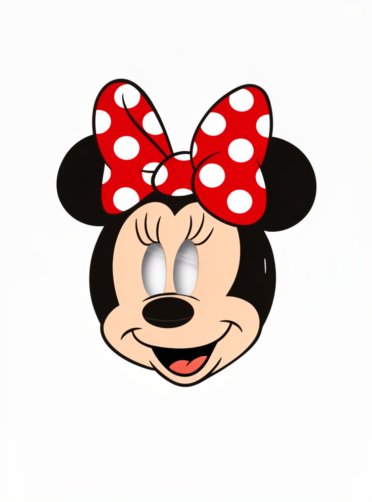 Antifaz de Minnie roja