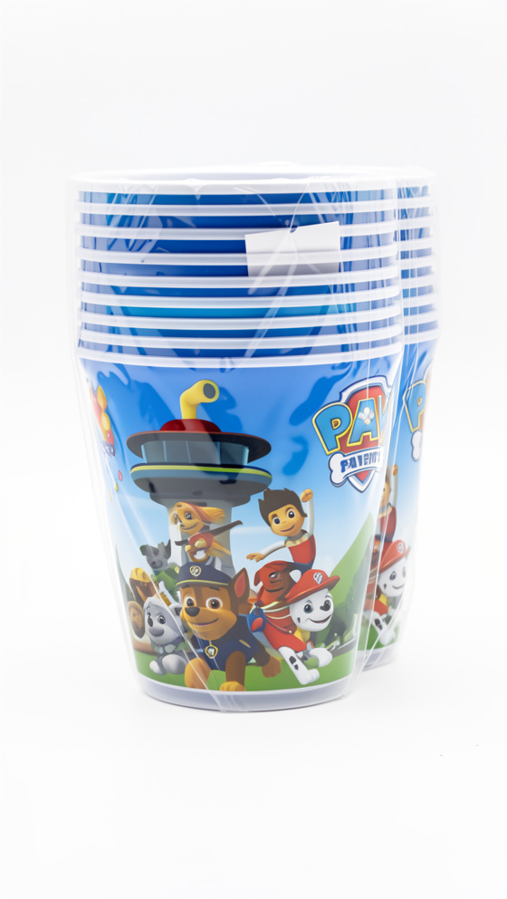Paquete de vasos paw patrol, 7 oz, 10 PCS