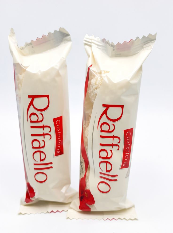 Chocolate Raffaello blanco con coco