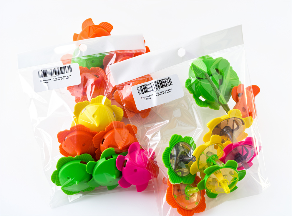 Mini trompos de luz para piñata o cajita, 6 PCS