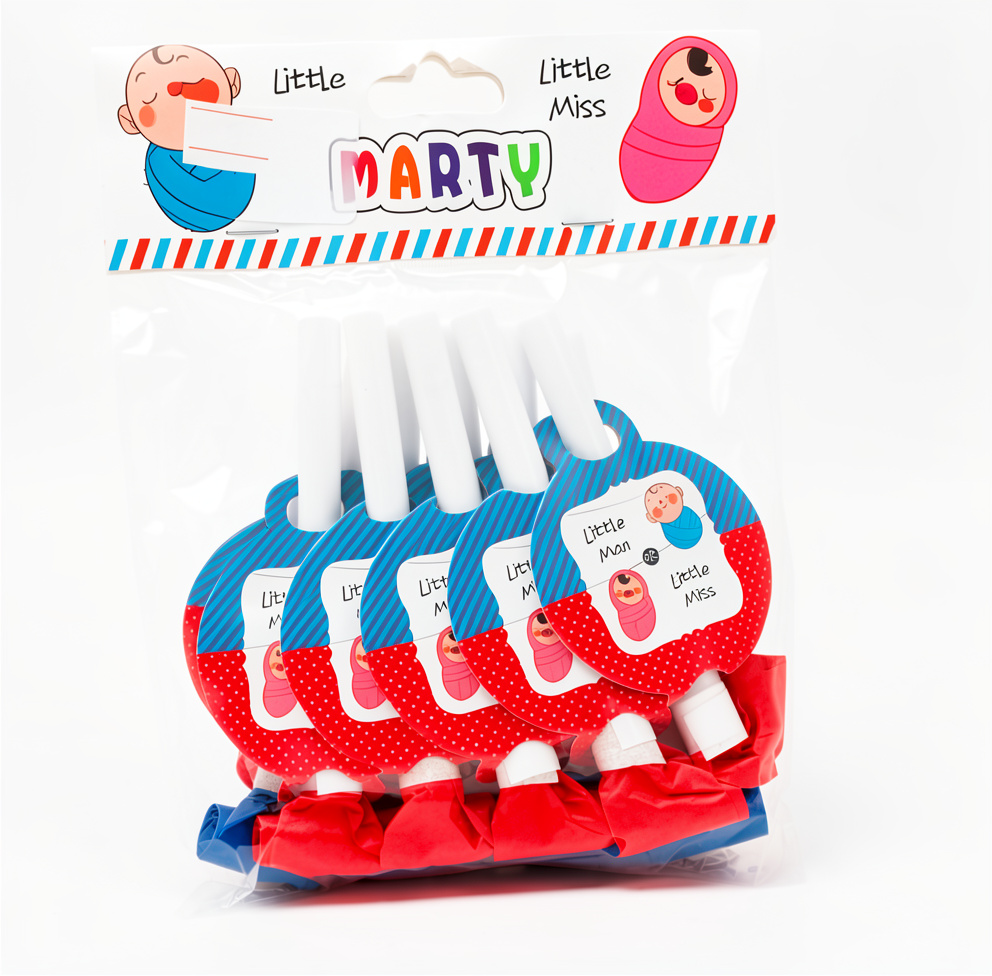 Pitos Espanta suegra revelacion de sexo, 6 pcs