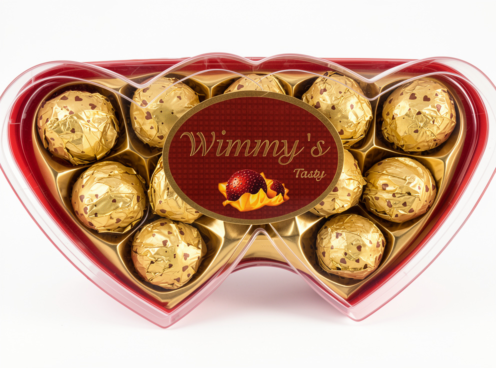 Chocolate Wimmys doble corazon