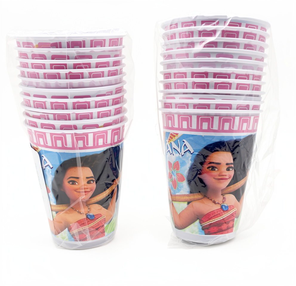 Paquete de vasos Moana 7oz, 10 PCS