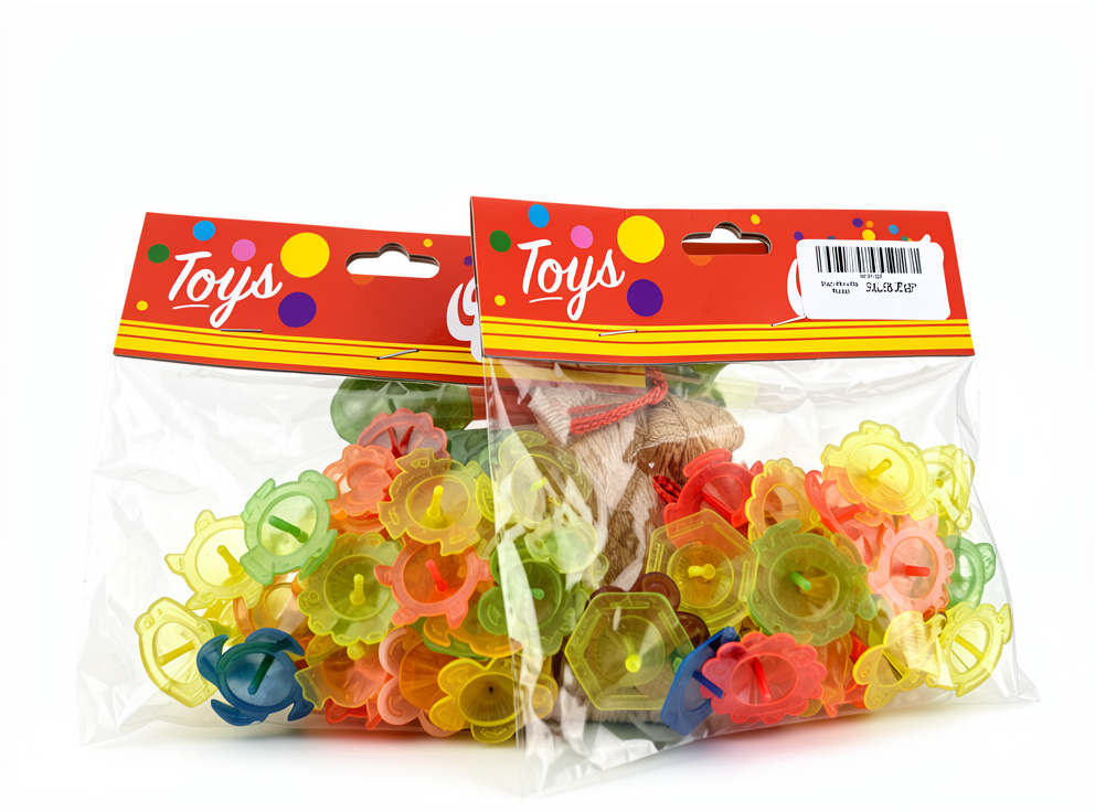 Mini trompos para piñata o cajitas., 24 PCS