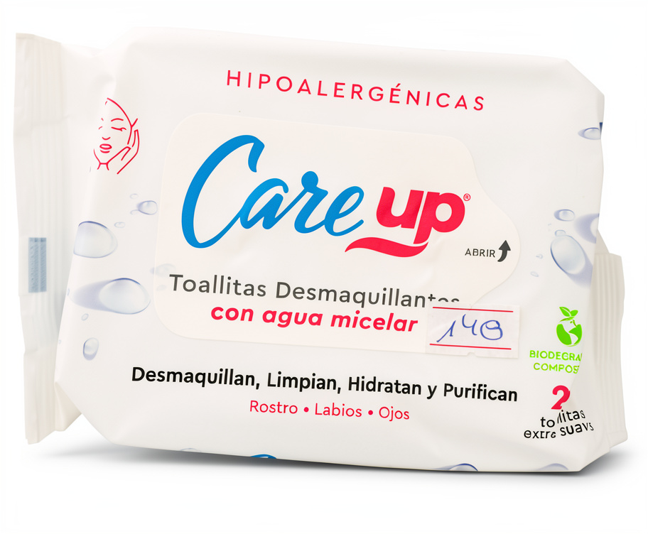 Care up toallitas desmaquillantes micelar