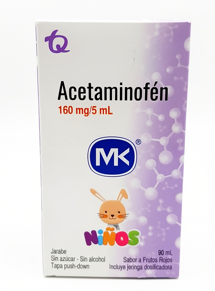 Acetaminofen Jarabe MK 160mg/5ml  de 90ml
