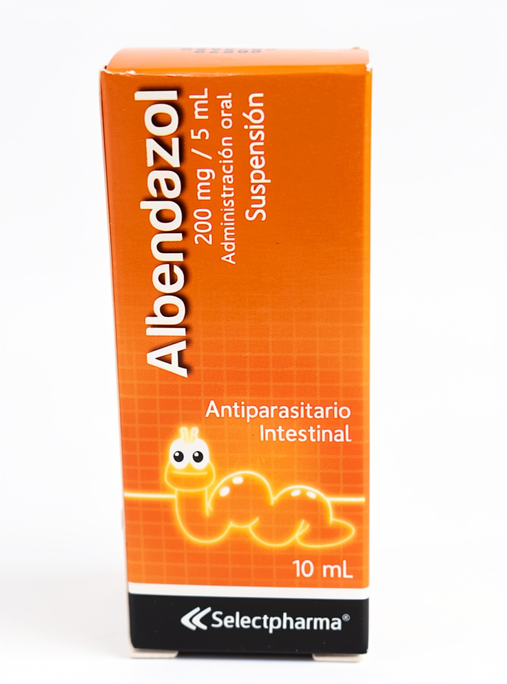 Albendazol 200mg/5ml Suspension
