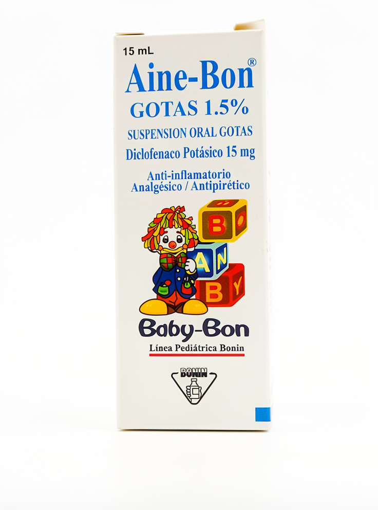 AINE-BON 15% Gotas 5ml (Diclofenaco Pot.)
