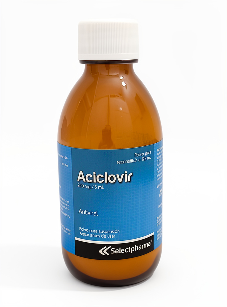 Aciclovir Suspensión 200mg 125ml