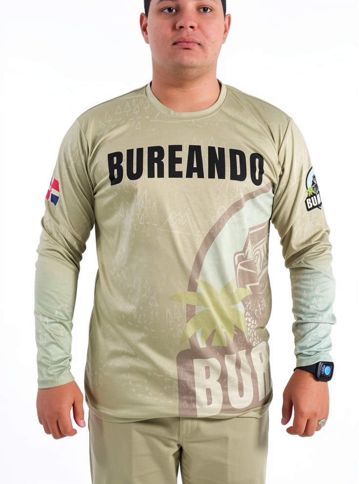 Jersey mangas largas kakis