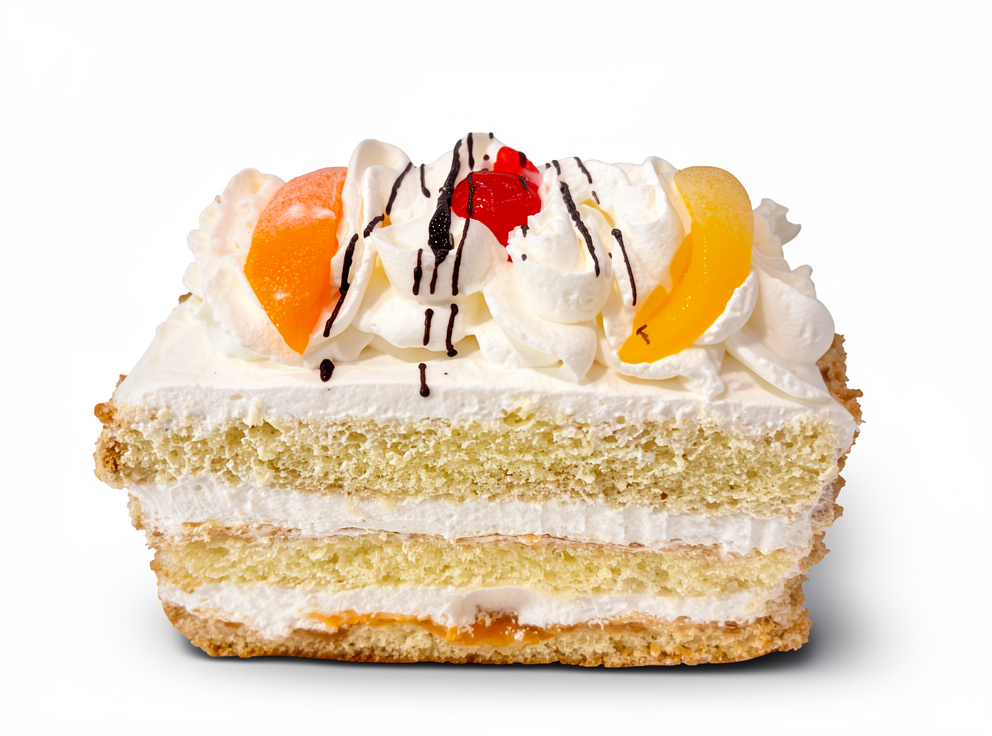 PASTEL BIZCOCHO DURAZNO