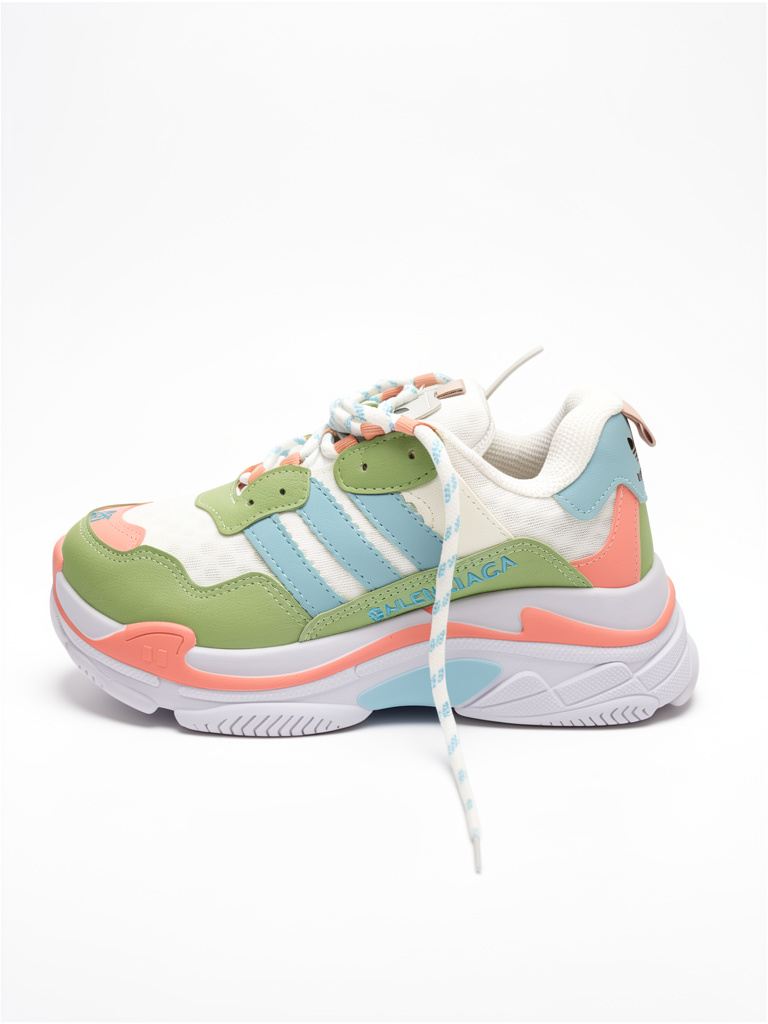 Zapatilla balenciaga multicolor deportiva