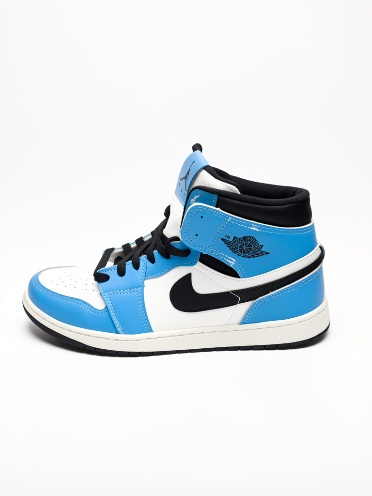 Air Jordan azul y negro