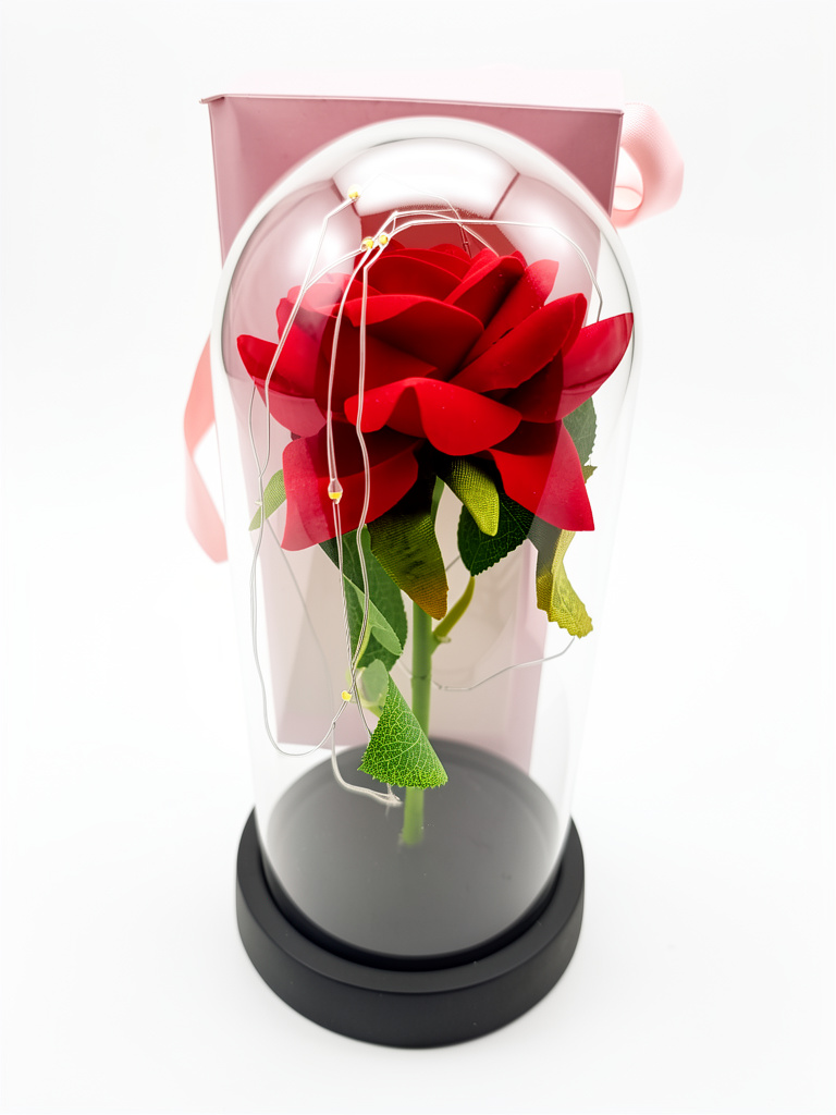 Rosa Eterna con luz