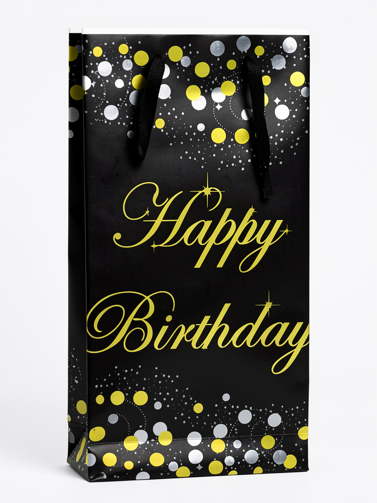 Mantel negro Happy Birtdhay