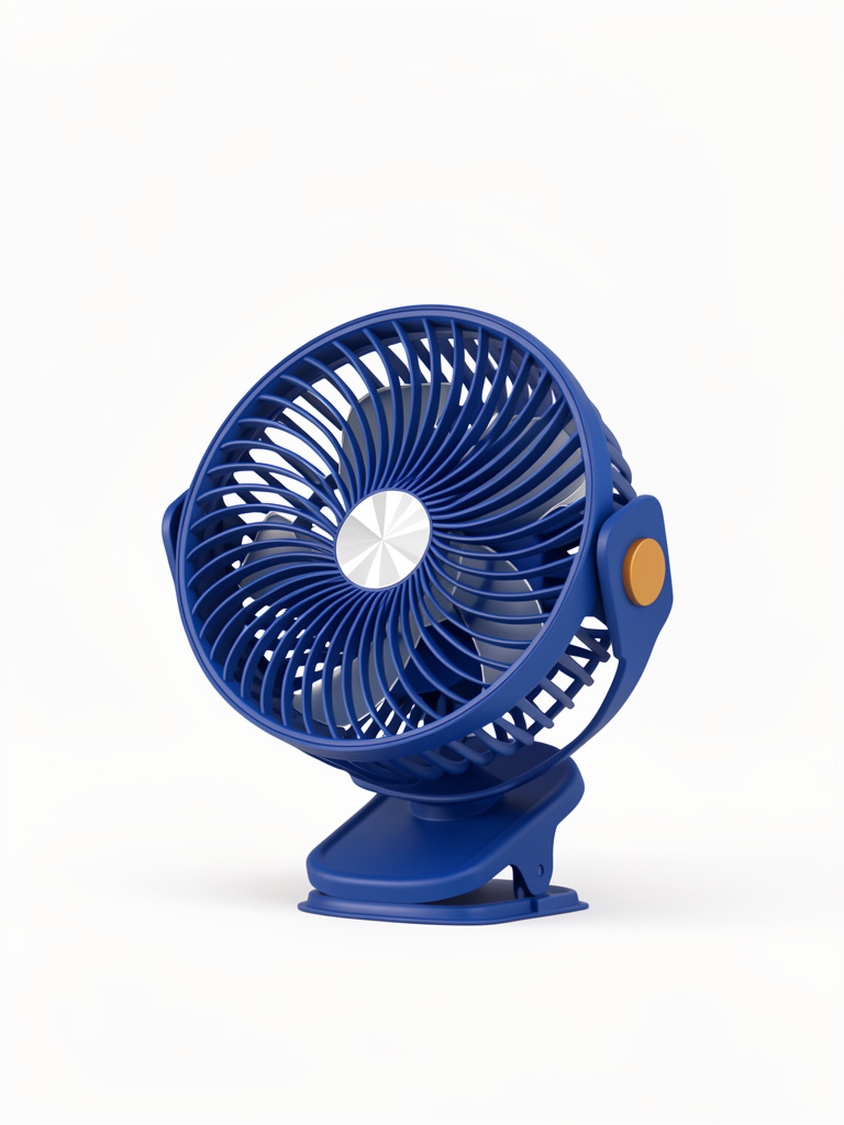 Ventilador clip azul