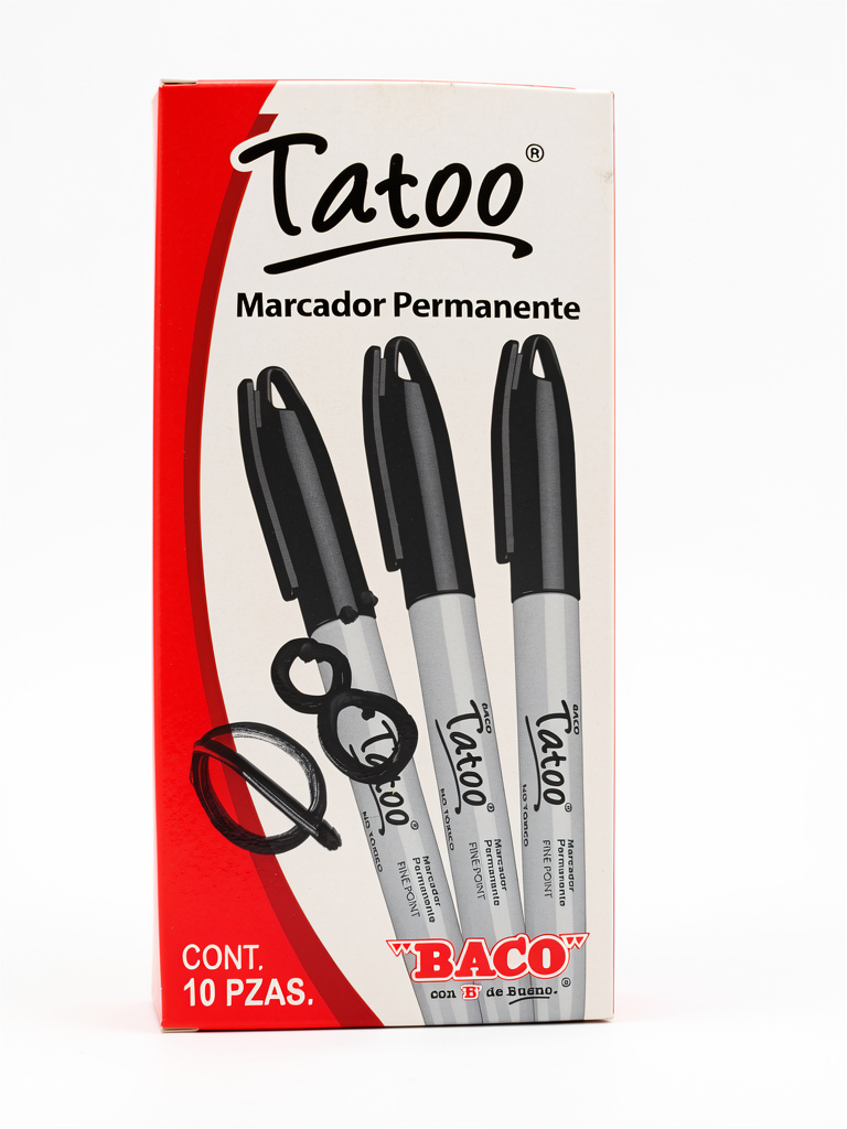 Marcador Permanente Tattoo Secado rápido