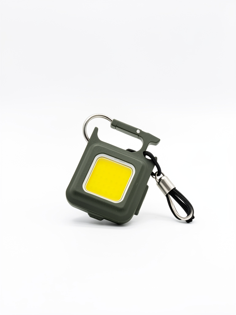 Llavero luz COB recargable