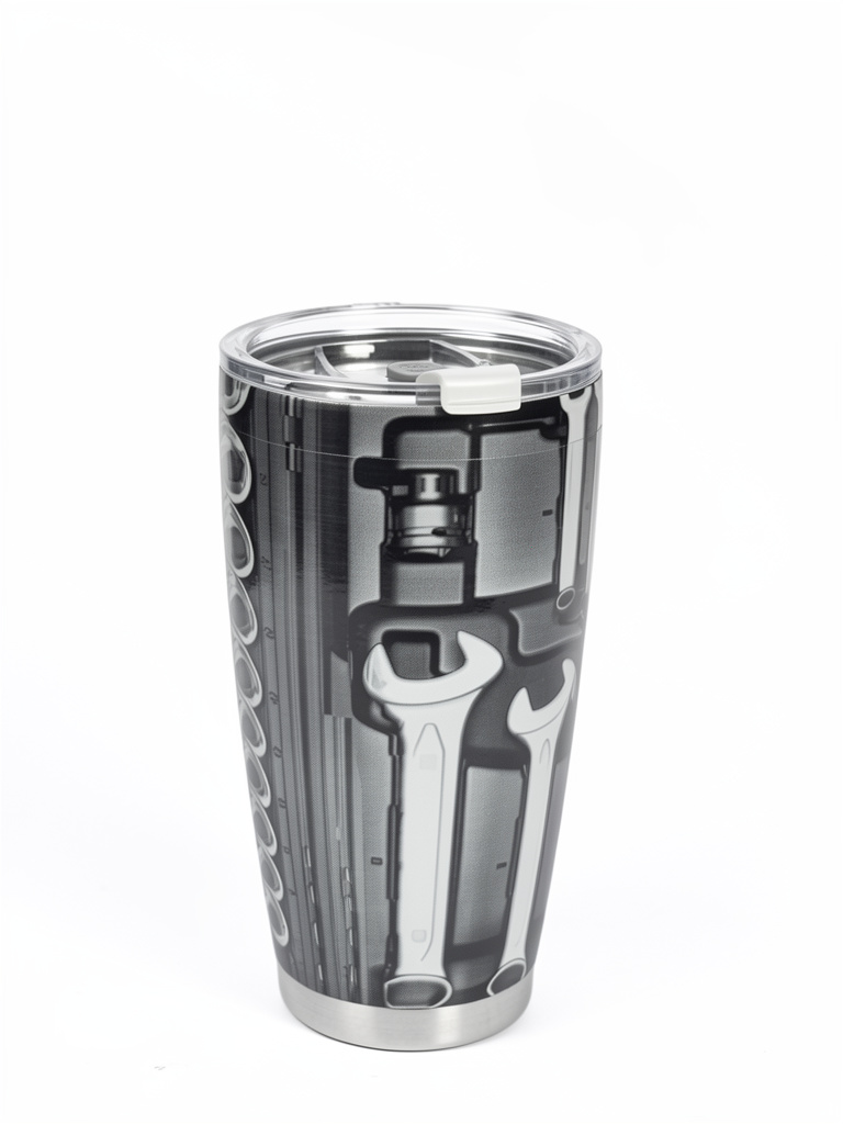 Vaso termico gris herramientas