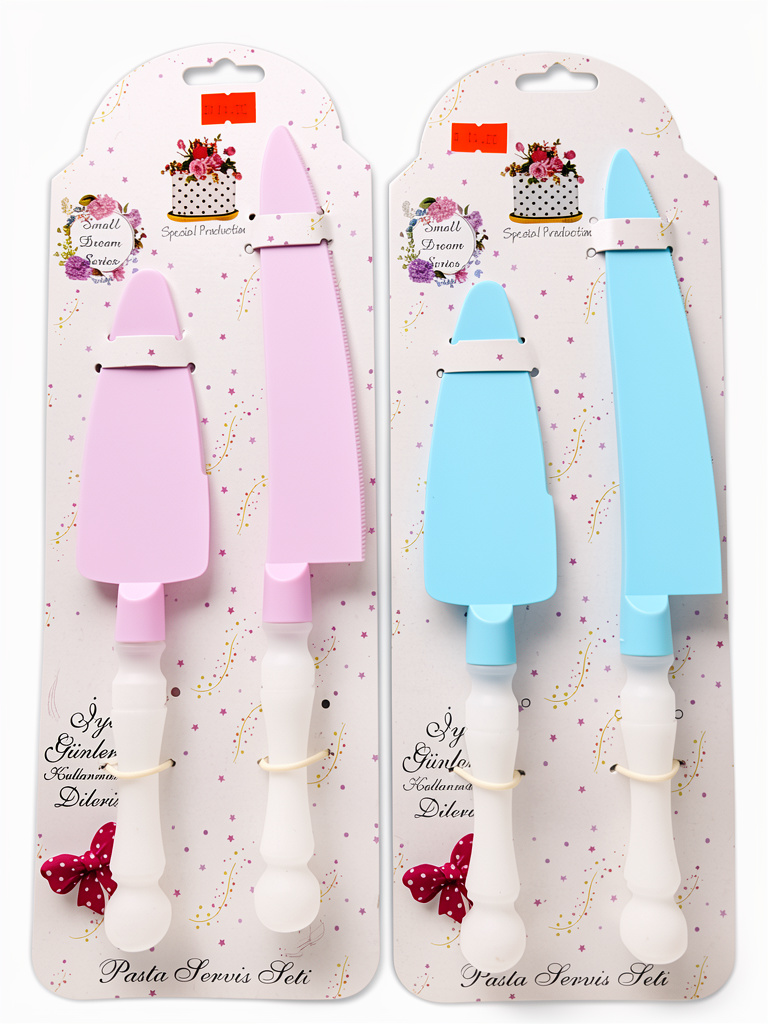 Cuchillo y espátula pasteleros