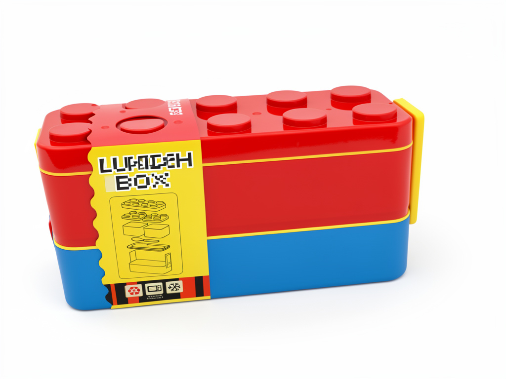 Lonchera plastica Lego