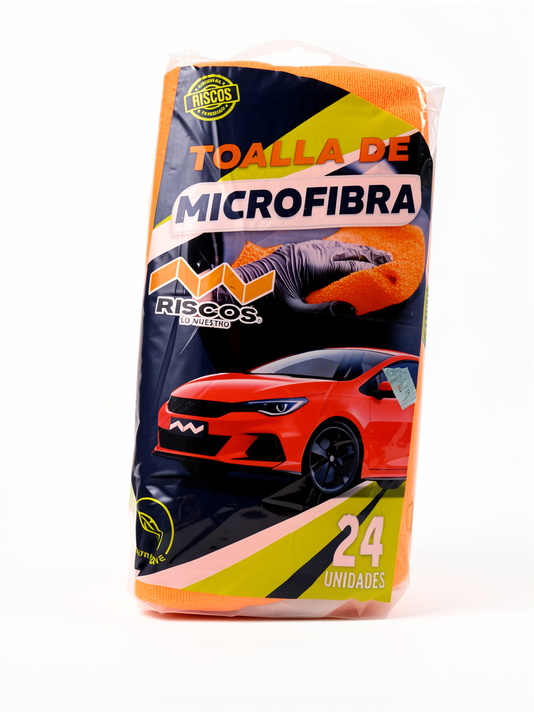 Riscos toalla de microfibra