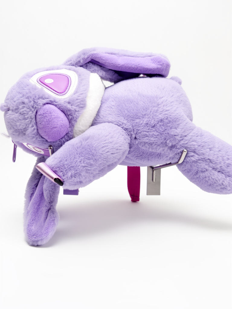 Mochila peluche lila Stitch