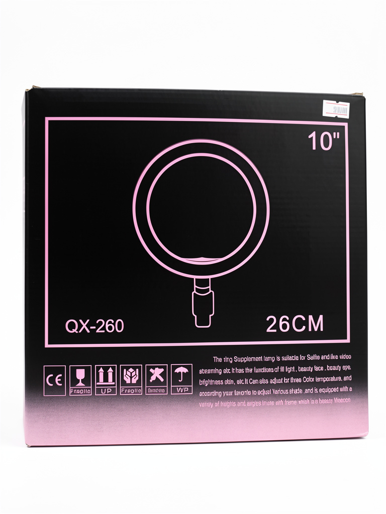 Aro LED negro 10 pulgadas