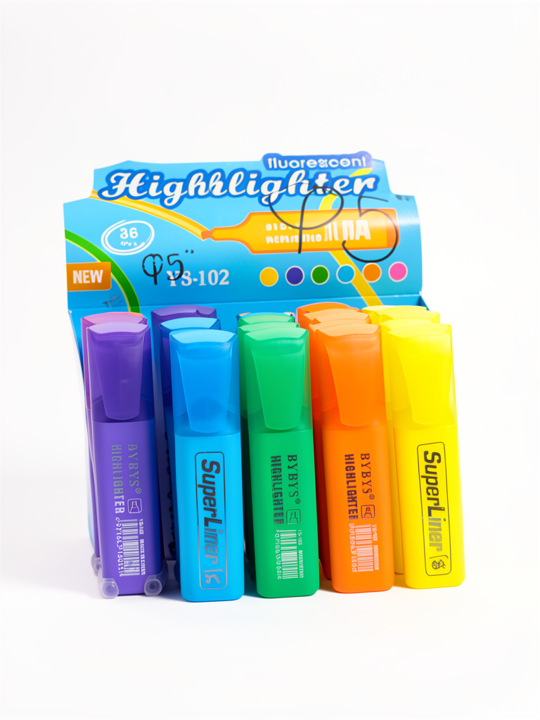 Resaltador Fluorescentes colores Bybys
